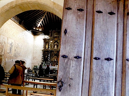 Concluyen las obras de restauración de las pinturas murales de la iglesia de Muga de Alba y la nueva