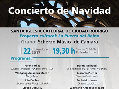 Concierto de Navidad en la catedral de Ciudad Rodrigo