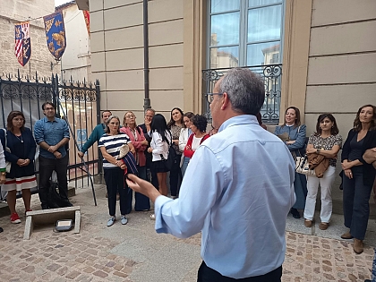 El Plan Románico Atlántico muestra las obras de La Magdalena a medio centenar de profesores