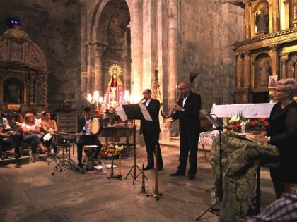 Música medieval en la iglesia de San Martín de Castañeda
