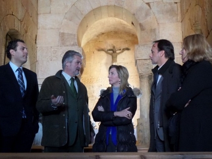 Románico Atlántico concluirá este año el acondicionamiento de San Pedro de la Nave
