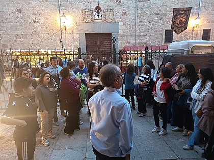 Medio centenar de profesores conocen las obras de restauración de La Magdalena impulsadas por el Pla