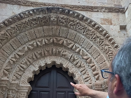 Medio centenar de profesores conocen las obras de restauración de La Magdalena impulsadas por el Pla